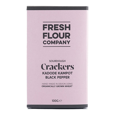 Fresh Flour Crackers - Black Pepper 125g   18