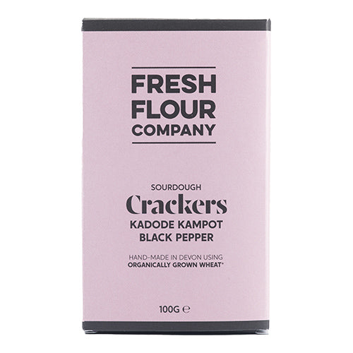 Fresh Flour Crackers - Black Pepper 125g   18