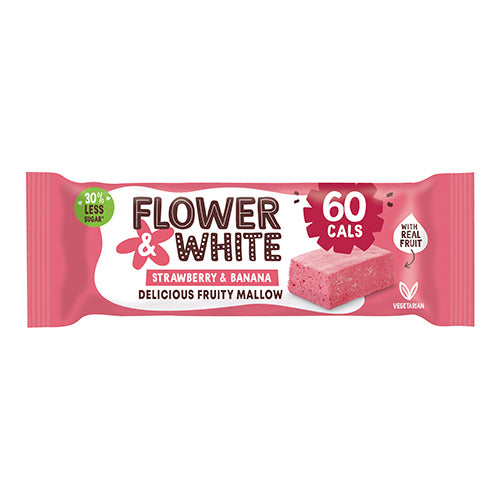 Flower & White Strawberry And Banana Delicious Smoothie Bar 35g   15