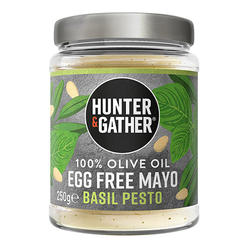 Hunter & Gather Egg Free Pesto Olive Oil Mayo 250g   6