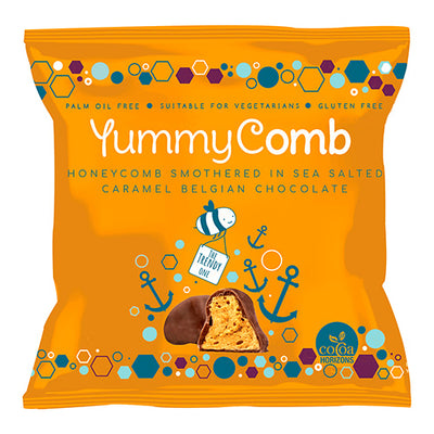Yummycomb Salted Caramel Pocket Pack 40g   12
