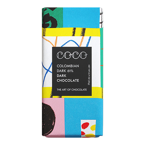 COCO Chocolatier Colombian Dark 61% Mini Bars 20g   24