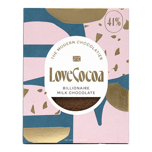 Love Cocoa Billionaire Milk Chocolate Bar 75g   10
