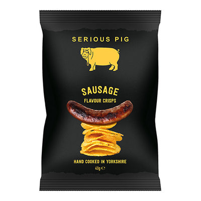 Serious Pig Sausage Flavour Crisps   24