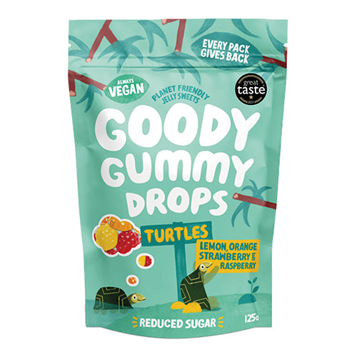 Goody Gummy Drops Turtles 125g   8