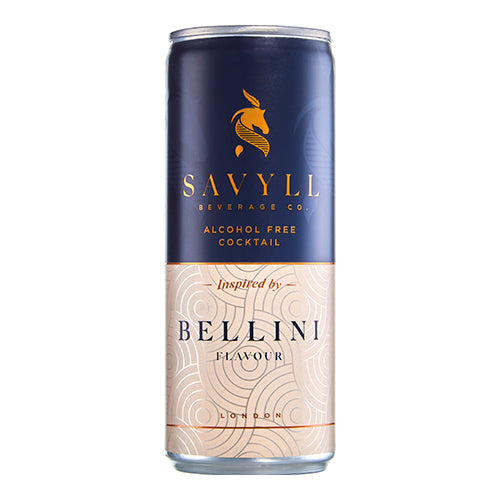 Savyll Bellini - Non-Alcoholic Cocktail 250ml Can   12