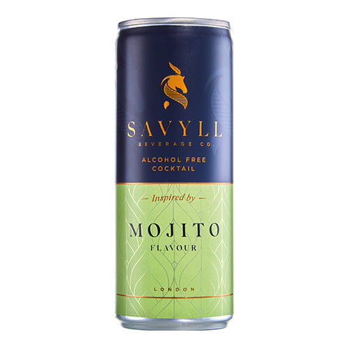 Savyll Mojito - Non-Alcoholic Cocktail 250ml Can   12