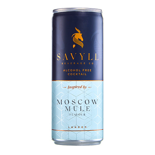 Savyll Moscow Mule - Non-Alcoholic Cocktail 250ml Can   12