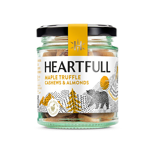 Heartfull Maple Truffle Nuts 95g Jar   6