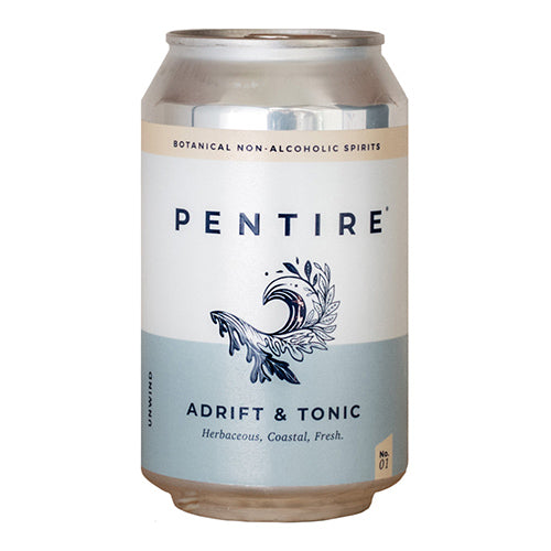 Pentire Adrift and Tonic 330ml Can 12