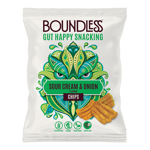 Boundless Sour Cream & Onion Chips 23g   24