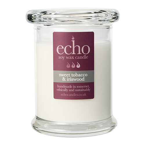 Echo Soy Wax Medium Candle Sweet Tobacco & Iriswood   12