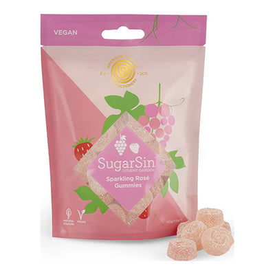 SugarSin Sparkling Rosé Gummies 100g   10