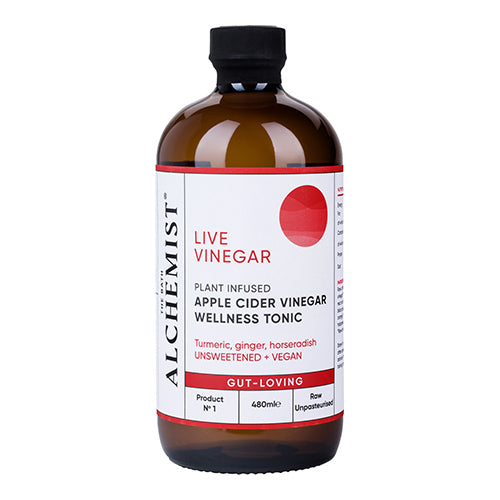 The Bath Alchemist Apple Cider Vinegar Wellness Tonic Unsweetend + Vegan N°1 480ml   6