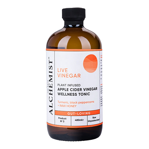 The Bath Alchemist Apple Cider Vinegar Wellness Tonic Turmeric + Raw Honey N°3 480ml   6