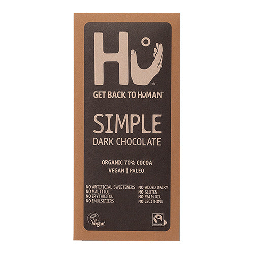 Hu Simple Dark Chocolate Bar 60g   12