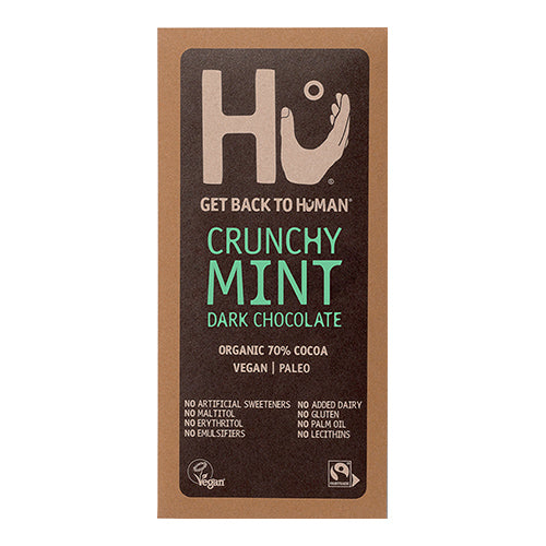 Hu Crunchy Mint Dark Chocolate Bar 60g 12