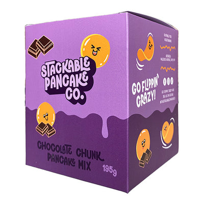 The Stackable Pancake Co. Chocolate Chunk Pancake Mix 220g   15
