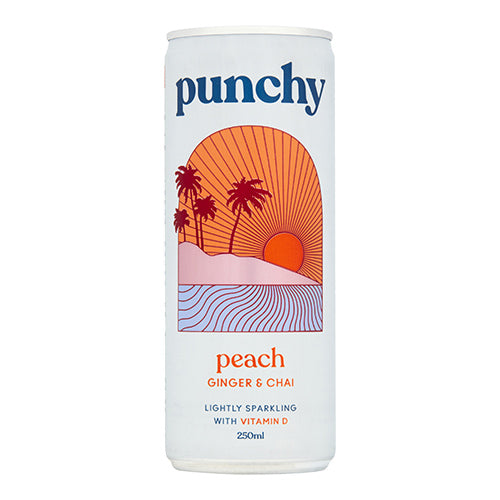 Punchy Drinks Peach, Ginger & Chai Spice 250ml   12