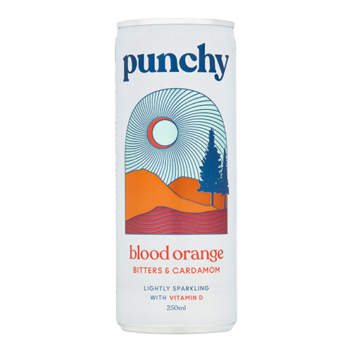 Punchy Drinks Blood Orange, Bitters & Cardamom 250ml   12