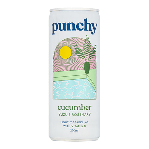Punchy Drinks Yuzu, Cucumber & Rosemary 250ml   12