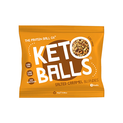 The Protein Ball Co Peanut Butter Blondies Keto Ball Snack 25g   20