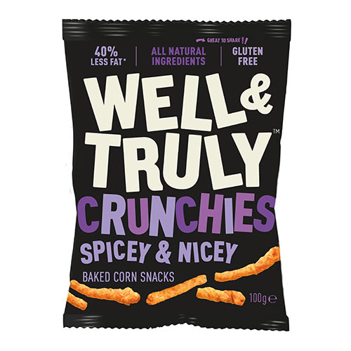 Well&Truly Crunchies Spicey & Nicey 100g 14