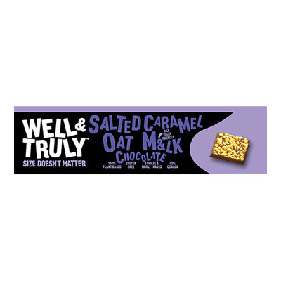 Well&Truly Oat Milk Chocolate Salted Caramel 30g   20
