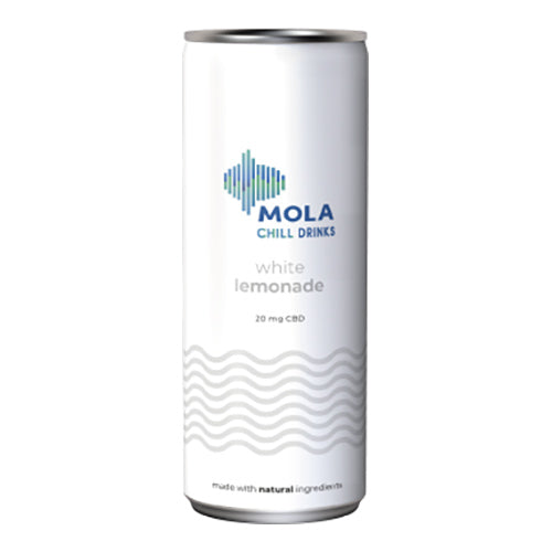 Mola Chill Drinks White Lemonade Cold Pressed CBD 250ml 6