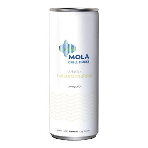 Mola Chill Drinks White Twisted Melons Cold Pressed CBD 250ml   6
