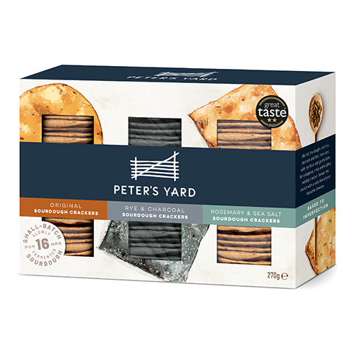 Peter's Yard New Selection Box Original, Rosemary & Charcoal 270g   6