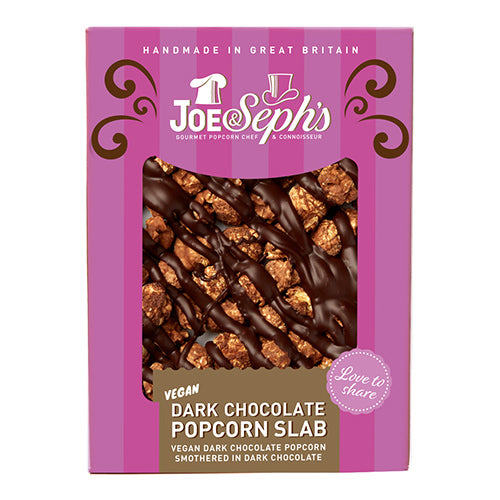 Joe & Seph's Vegan Dark Chocolate Popcorn Slab 115g   14