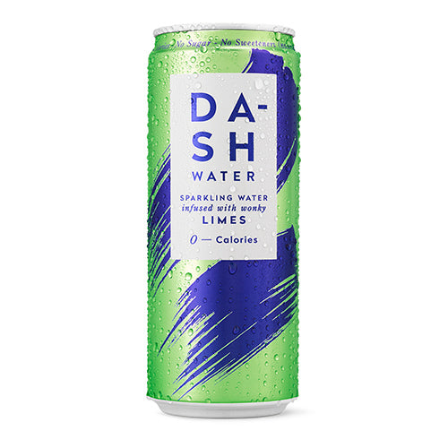 DASH Water Sparkling Lime 330ml   12