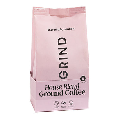 Grind Coffee Shelf Ready Grind Refill Pouch - Ground Bean (House Blend) 200g   6