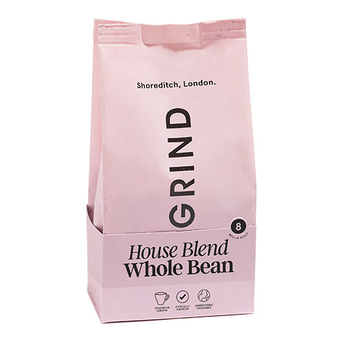 Grind Coffee Shelf Ready Grind Refill Pouch - Whole Bean (House Blend) 200g   6
