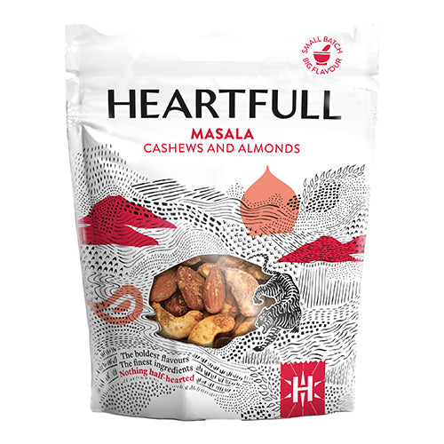 Heartful Masala Cashews & Almonds 40g   12