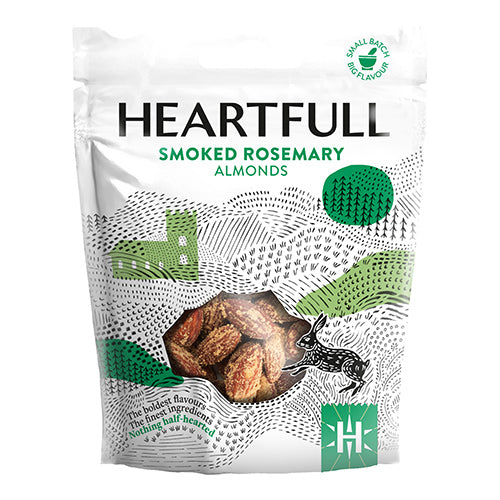 Heartful Smoked Rosemary Almonds 40g   12