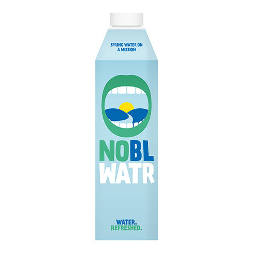 NOBL WATR Spring Water on a Mission 1L   6
