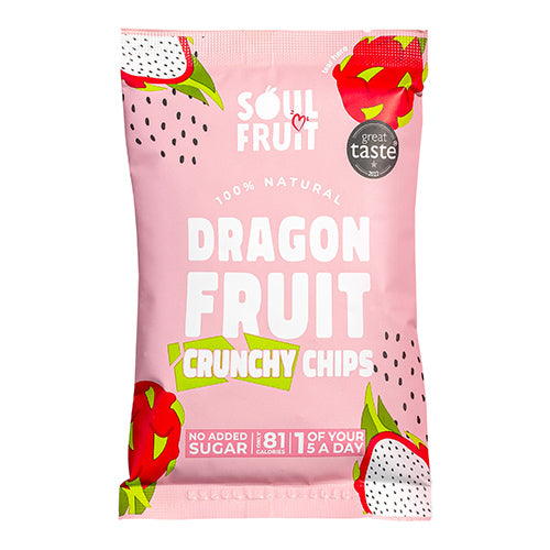Soul Fruit Crunchy Dragon Fruit Chips 20g   10