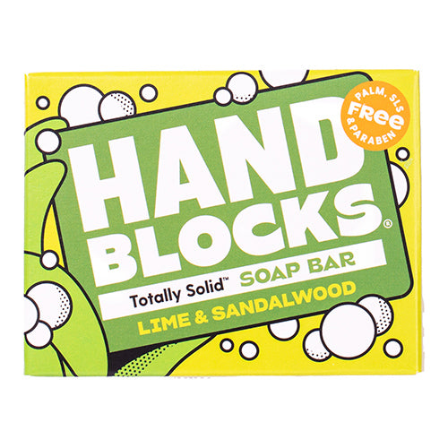 Hand Blocks Soap Bar Lime & Sandalwood   6