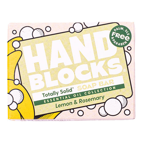 Hand Blocks Soap Bar Lemon & Rosemary   6