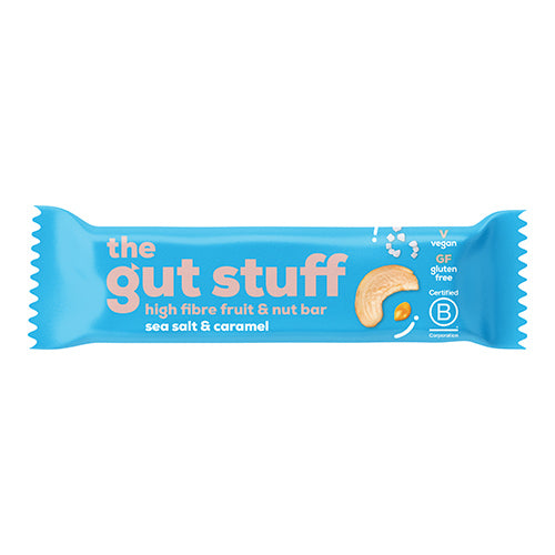 The Gut Stuff Sea Salt & Caramel High Fibre Fruit & Nut Bar 35g   12