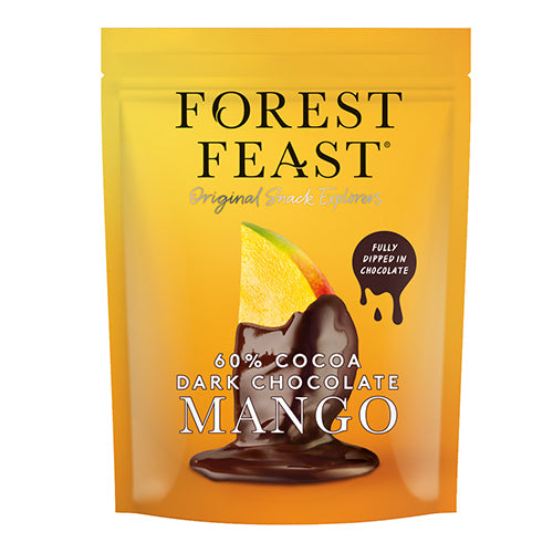 Forest Feast Belgian Dark Chocolate Mango Strips 120g   6