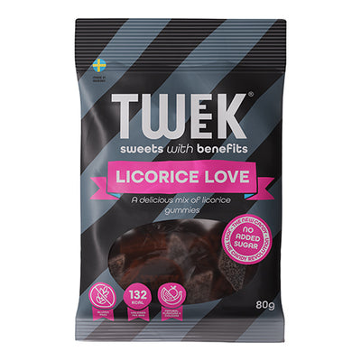Tweek Sweets Licorice Love 80g   15
