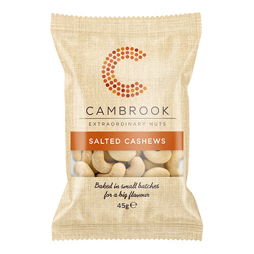 Cambrook Baked & Salted Cashews 45g   24