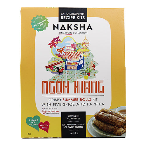 Naksha Crispy Summer Rolls Recipe Kit from Singapore 220g   6