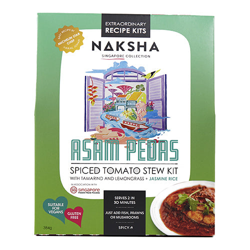 Naksha Spiced Tomato Stew with Jasmine Rice Recipe Kit from Singapore 390g   6