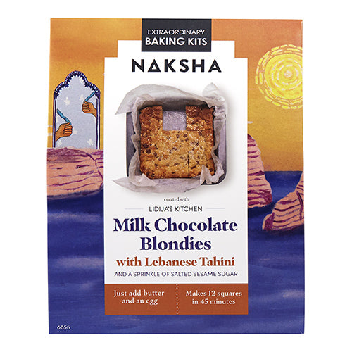 Naksha Milk Chocolate Blondies with Tahini Baking Kit 683g   6