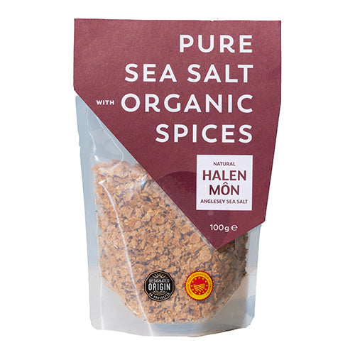 Anglesey Sea Salt Halen Mon Spiced Sea Salt 100g   10