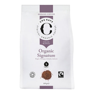 Cru Kafe Organic Fairtrade Signature Ground Coffee 227g   6